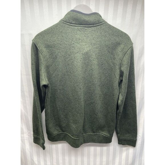 Eddie Bauer‎ Forest Green Sweater Pullover w/snaps Size Medium Mens - Picture 3 of 3